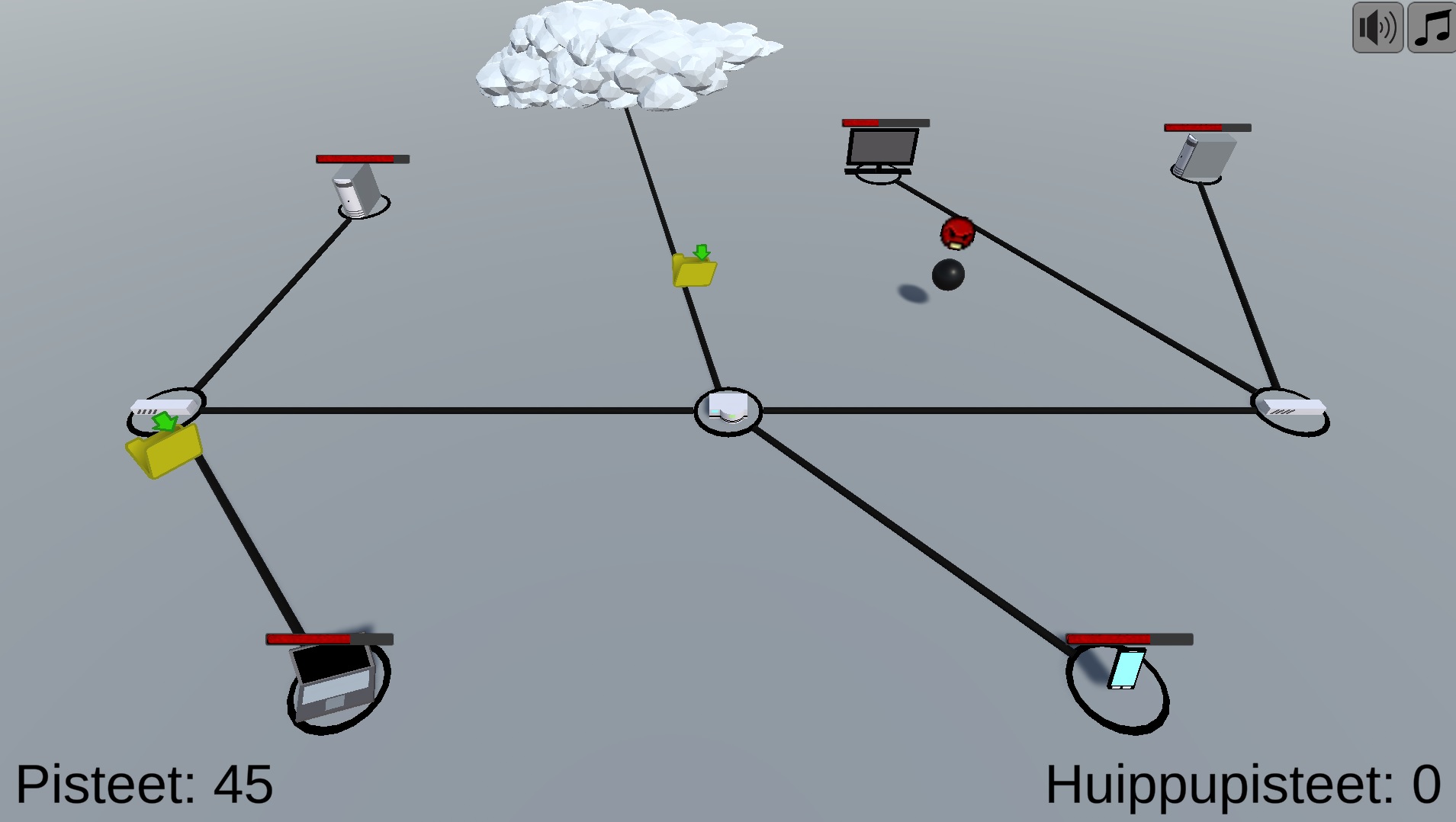 Updater game screenshot
